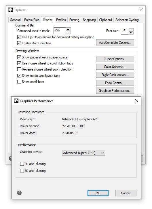 graphics device performance
